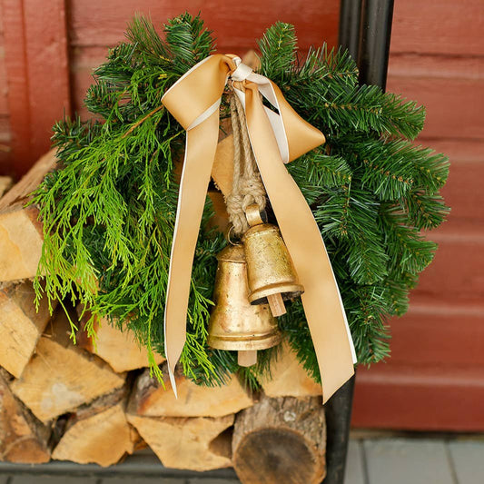Christmas Single Rim Brass Cone Bell