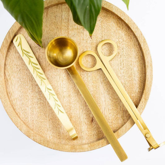 Brass Candle Tools | Set of 3