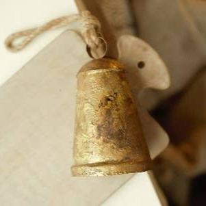 Christmas Single Rim Brass Cone Bell