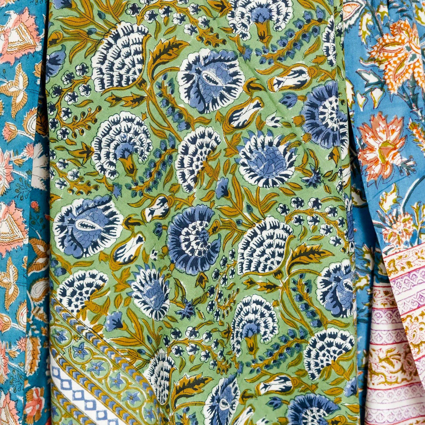 Minted Motif Tablecloth: 90" x 108"