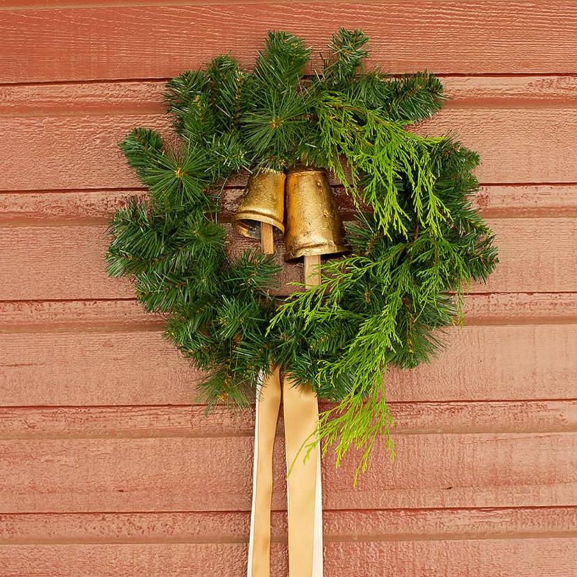 Christmas Single Rim Brass Cone Bell