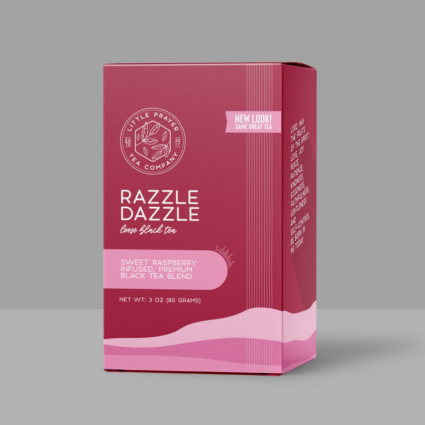 Raspberry Black Tea - Raspberry Fruit Tea - Loose Tea: 3 oz Box
