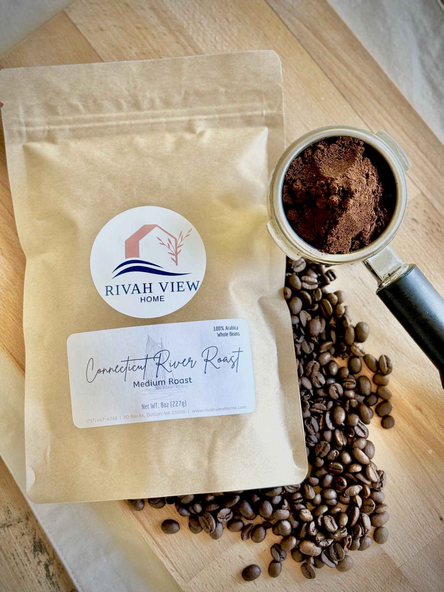 Connecticut River Roast - 8oz Whole Bean Roasted Coffee