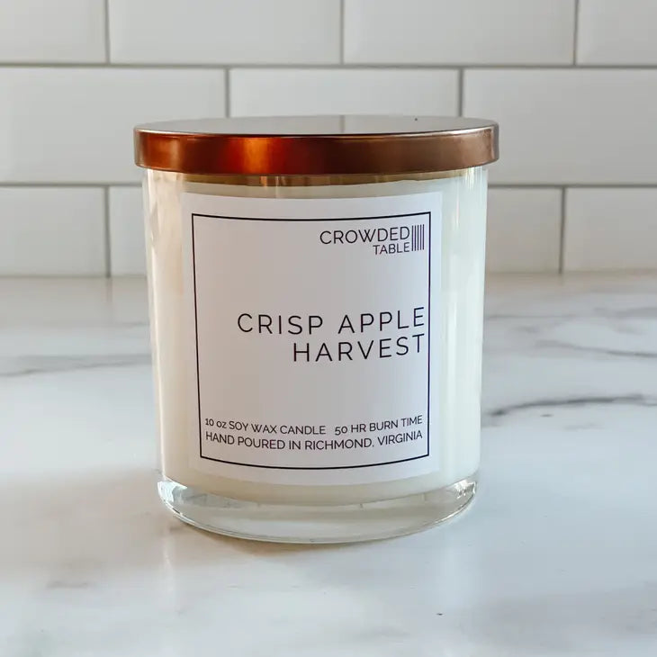 Crisp Apple Harvest 10 oz. Pure Soy Wax Candle