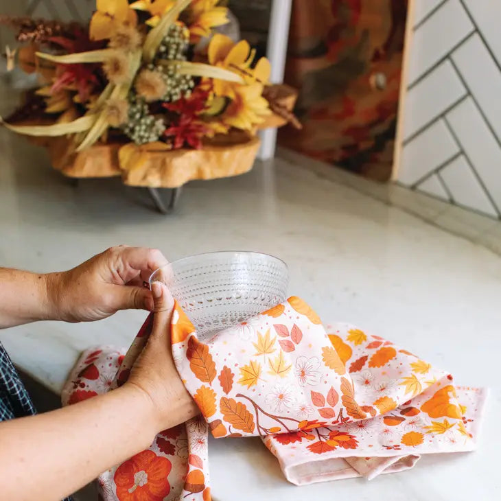 Pumpkin Patch Tea Towel