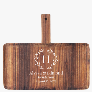 Personalized Wooden Serving Tray