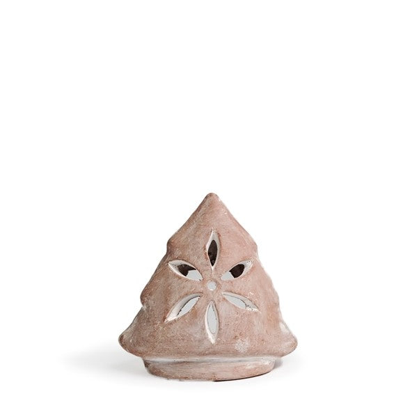Terracotta Tea Light Candle Holder - Tree