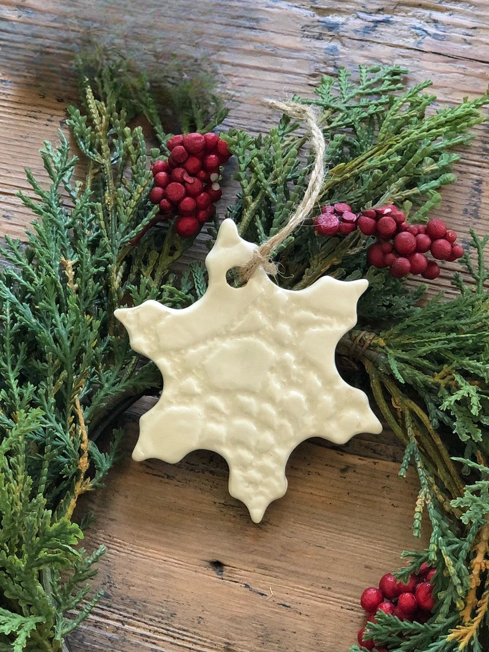 Snowflake Ornament (White)