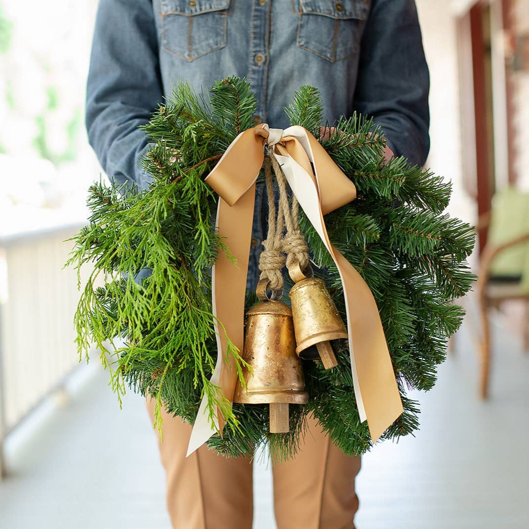 Christmas Single Rim Brass Cone Bell
