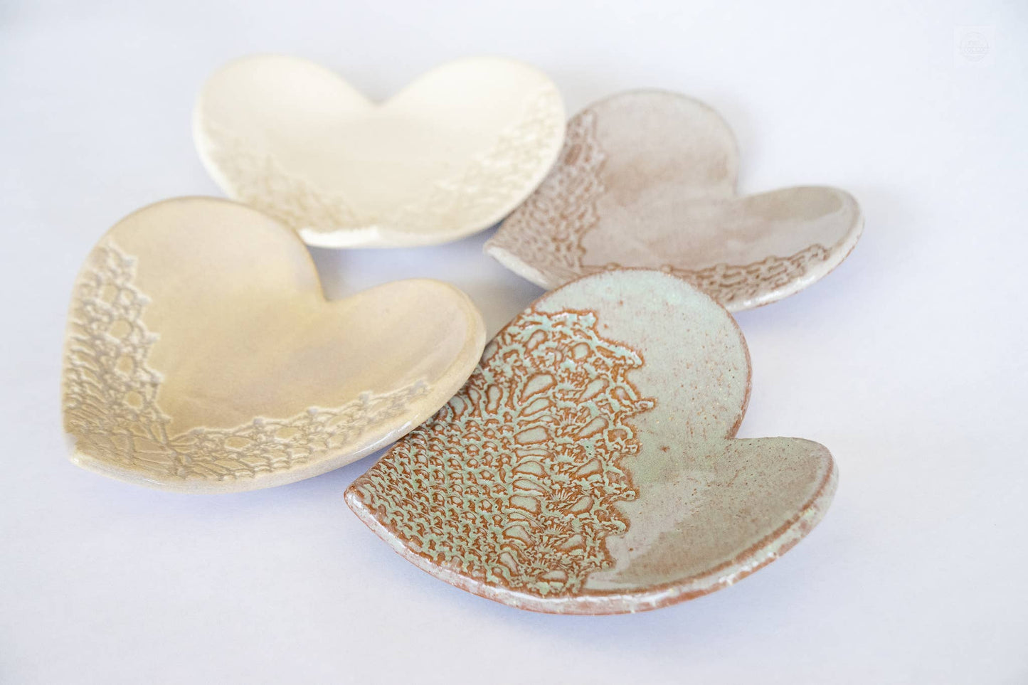 Heart Ring Dish Without Gold : Pink