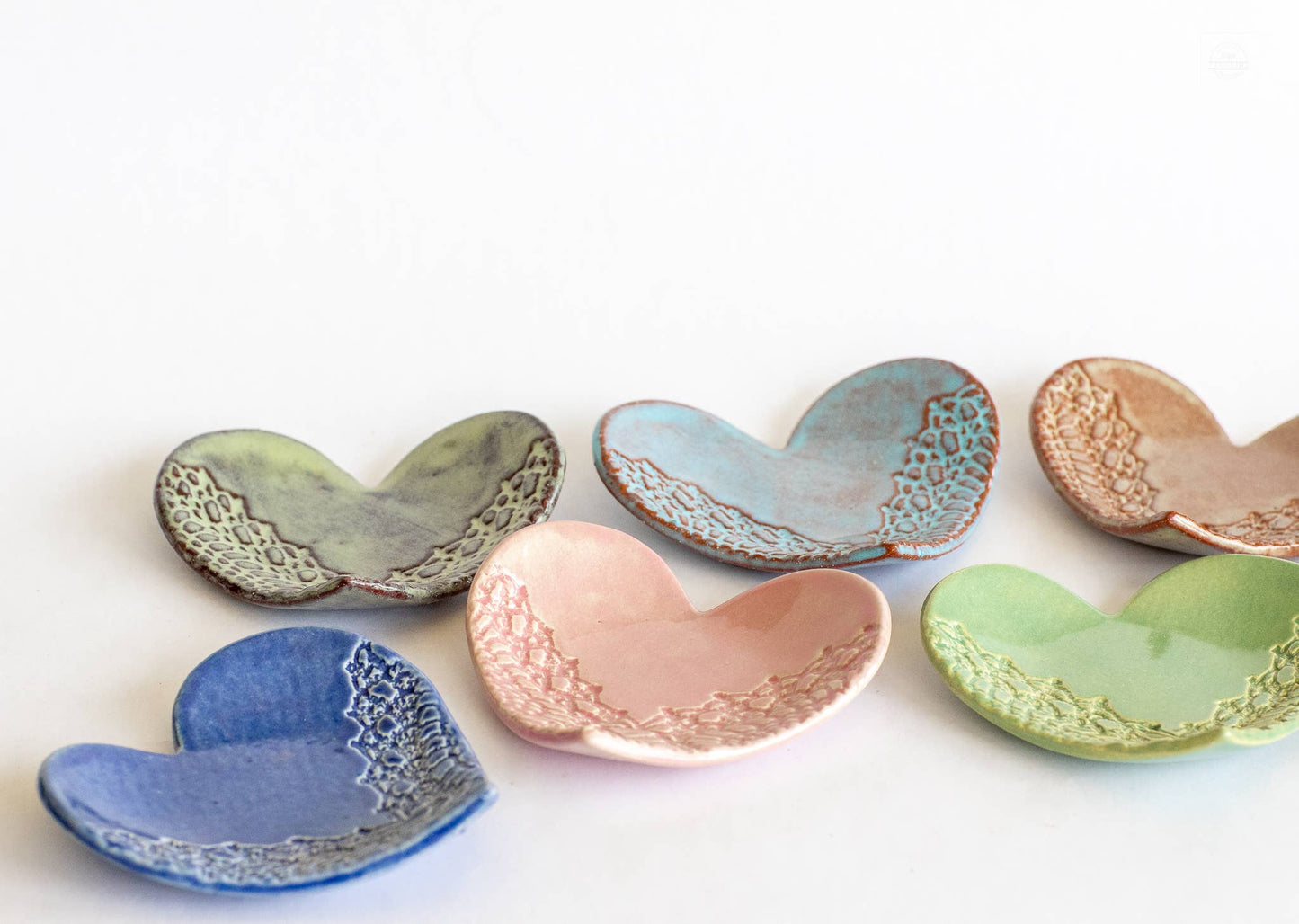 Heart Ring Dish Without Gold : Pink