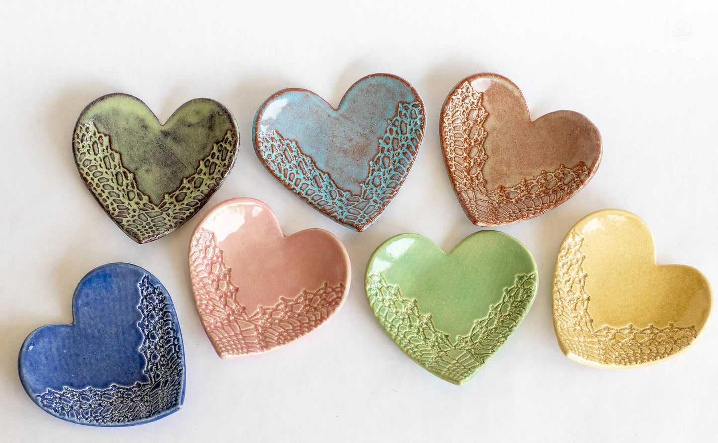 Heart Ring Dish Without Gold : Pink
