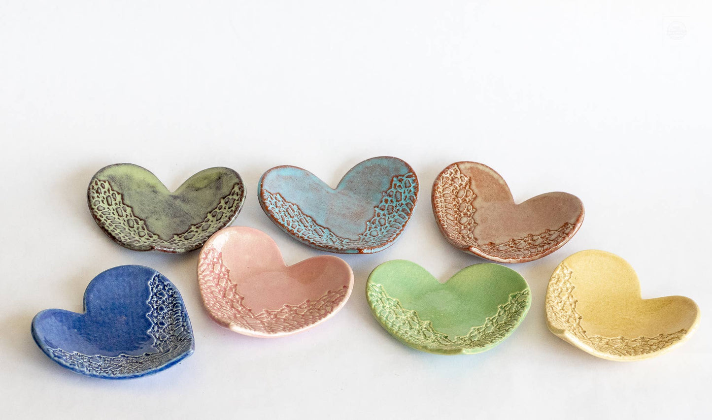 Heart Ring Dish Without Gold : Pink