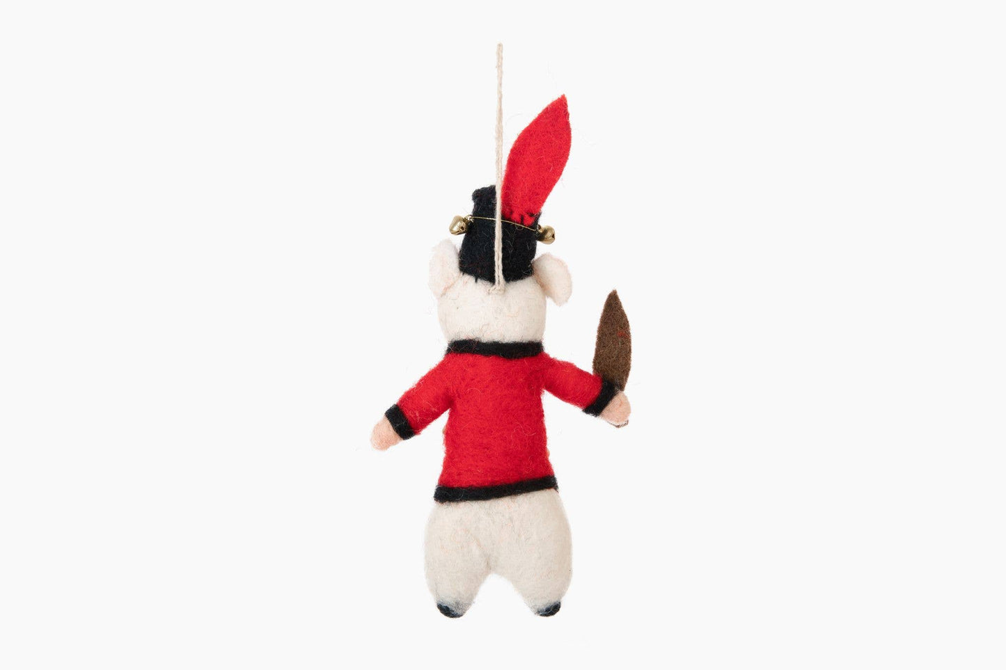 Soldier Mouse Felt Ornament