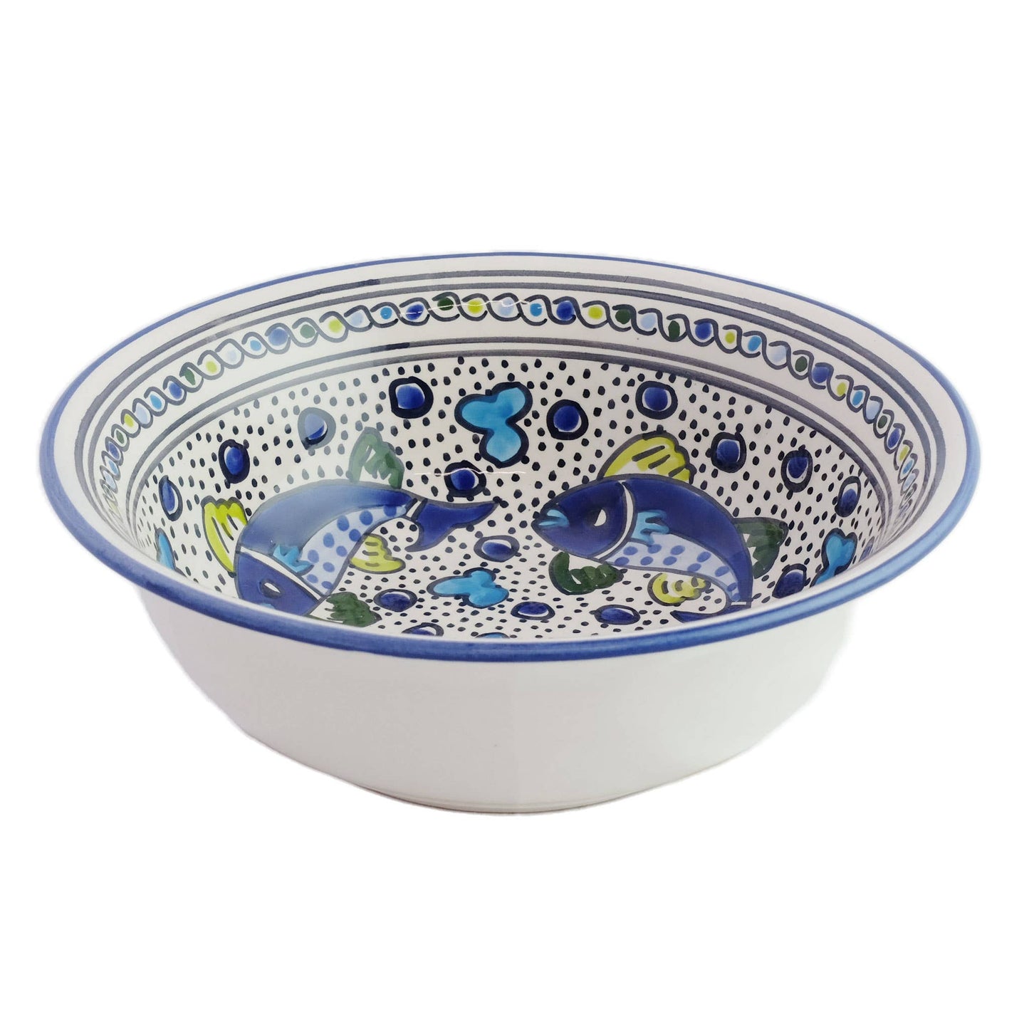 Blue Fish 10" Medium Bowl