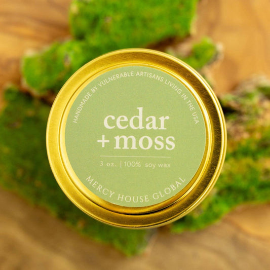 Cedar + Moss Candle | 3 oz. Tin