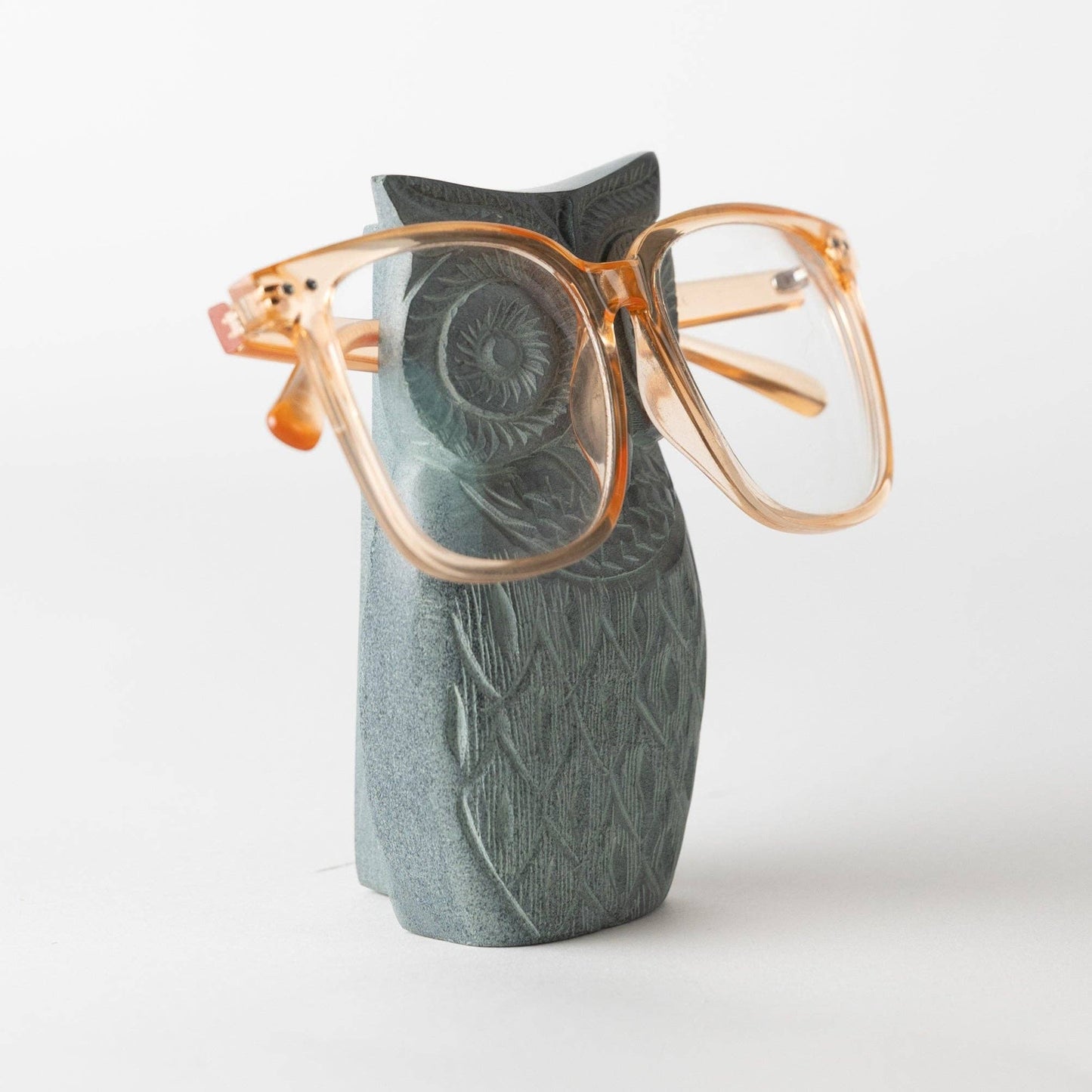 Owl Soapstone Eyeglass Holder