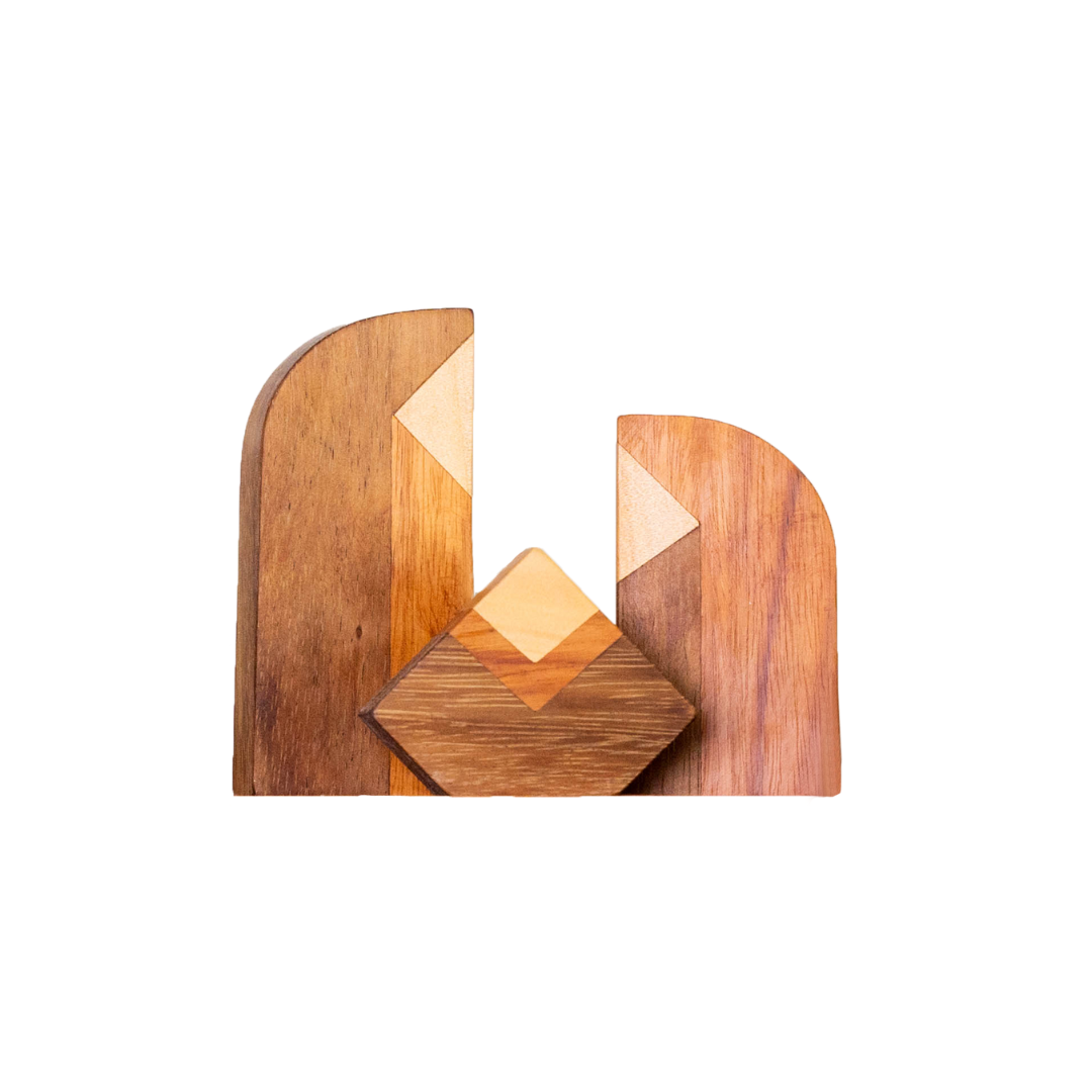 Modern Wood Nativity Scene