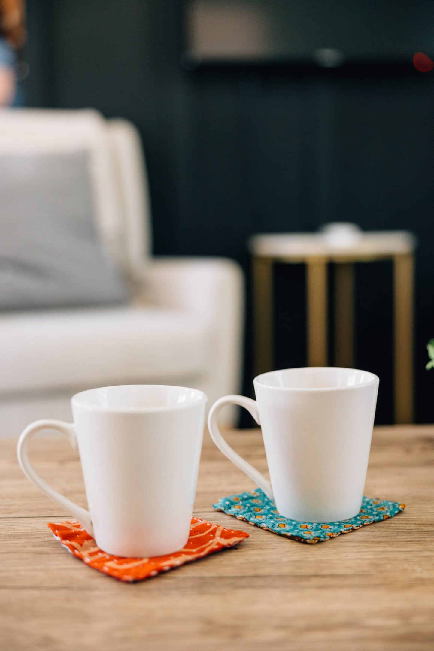 Surprise Kantha Coasters