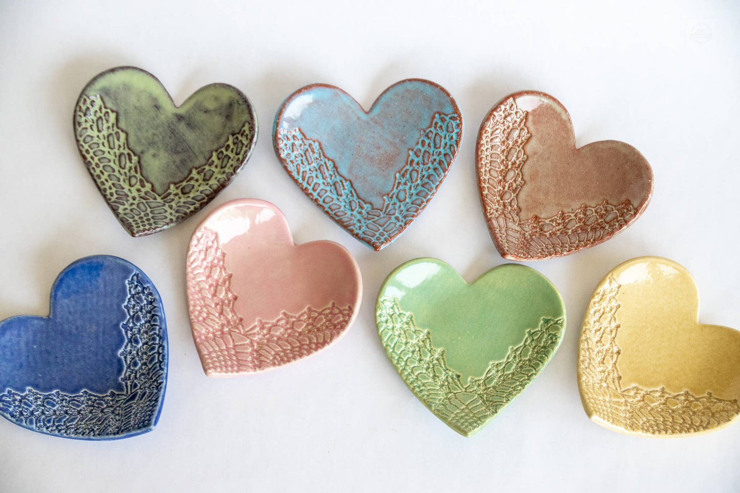 Heart Ring Dish Without Gold : Pink