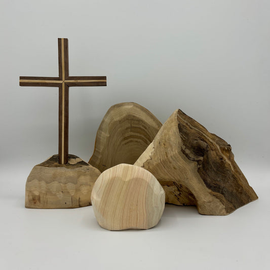 "Empty Tomb" Carved Wood Sets