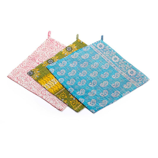 Kantha Dishcloths - Set of 3
