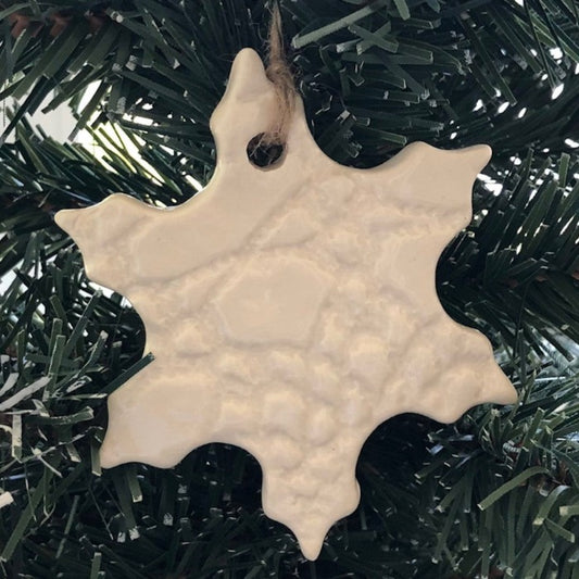 Snowflake Ornament (White)