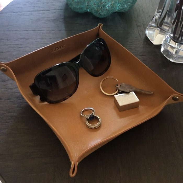 Leather Catchall Tray