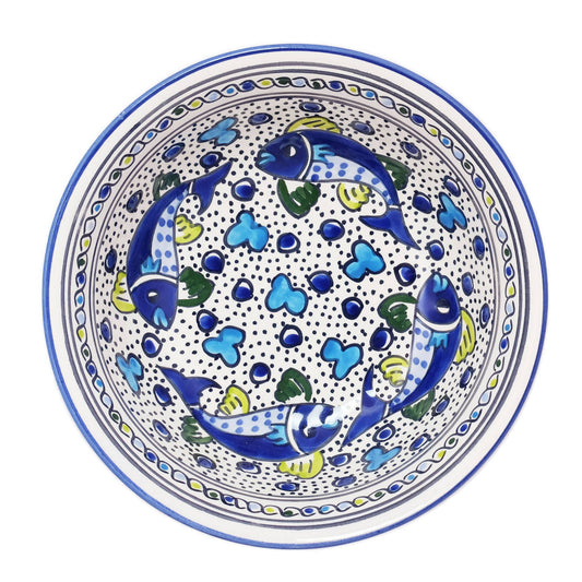 Blue Fish 10" Medium Bowl