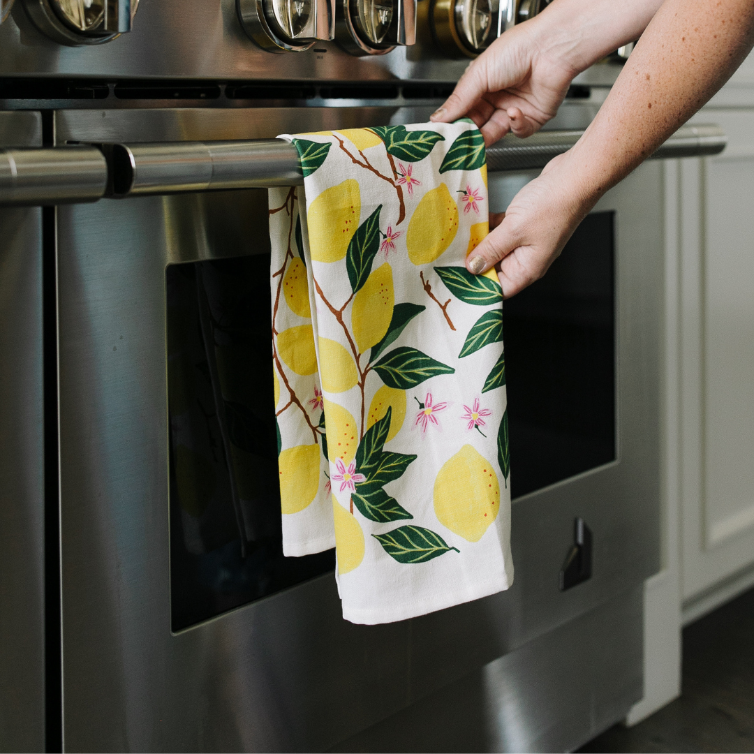 Lemon Grove Tea Towel