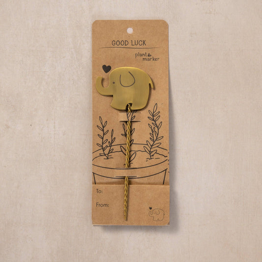 Plant Marker w/Card - Elephant