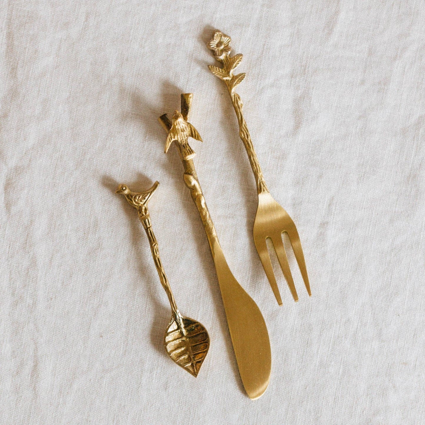 Brass Mini Serving Utensils