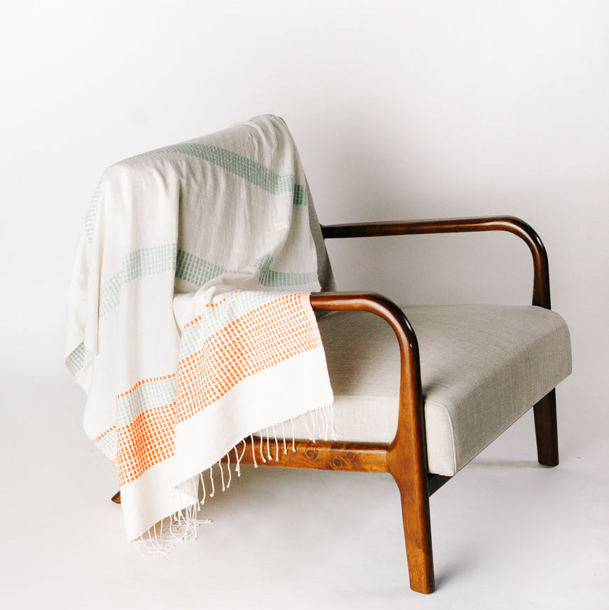 Camden Handwoven Cotton Throw Blanket-2