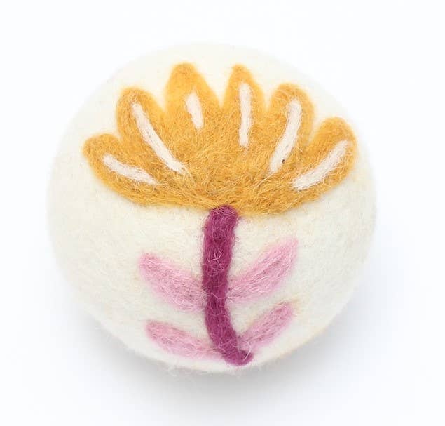 Flowers: Eco Wool Dryer Balls Fair Trade