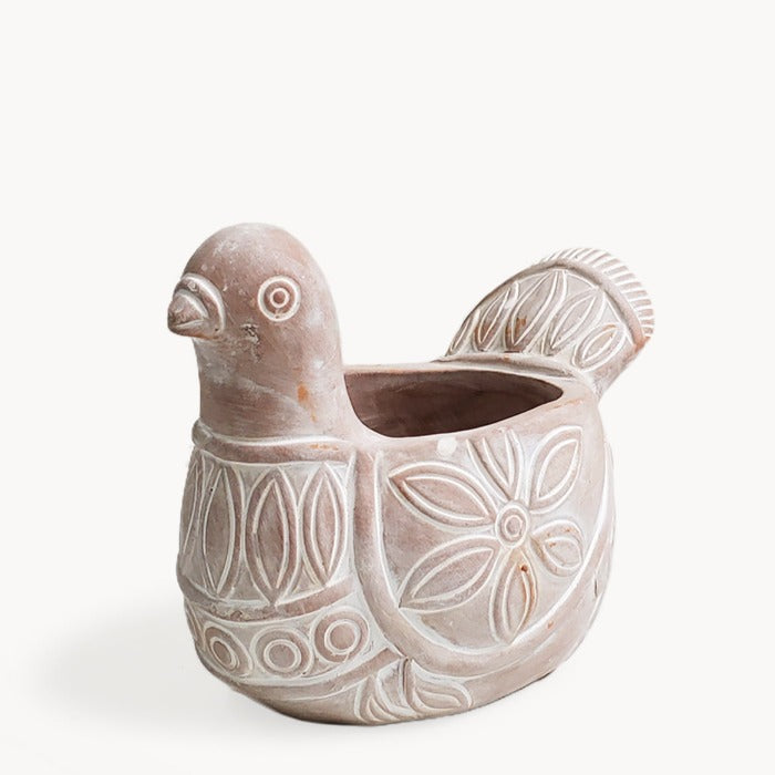 Terracotta Pot - Spotted Dove-0