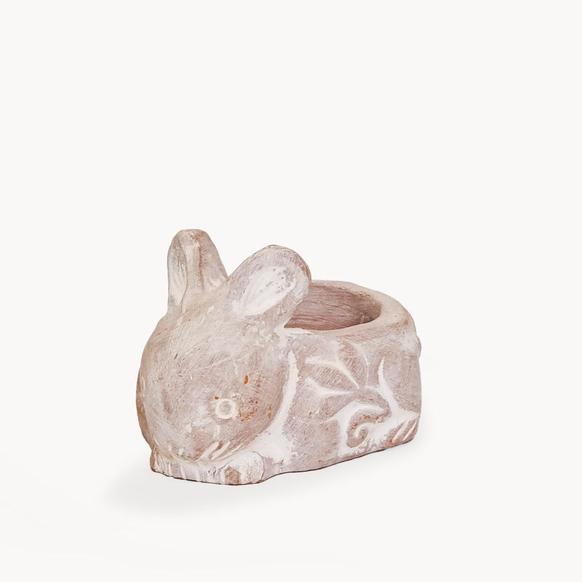 Terracotta Tea Light Candle Holder - Rabbit-0