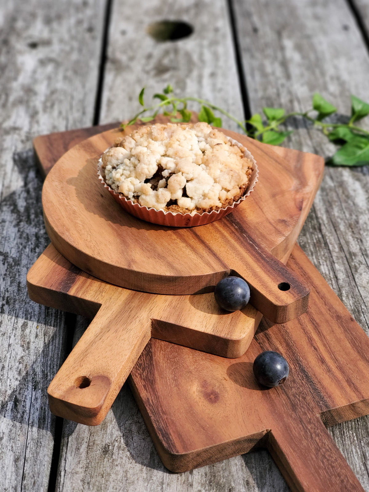 Wooden Round Serving Board - Small